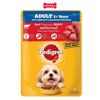 Hộp 12 Gói 80G - Pate Pedigree Adult Beef Flavour in Gravy - Cho chó trưởng thành, vị Bò nấu sốt Petmall