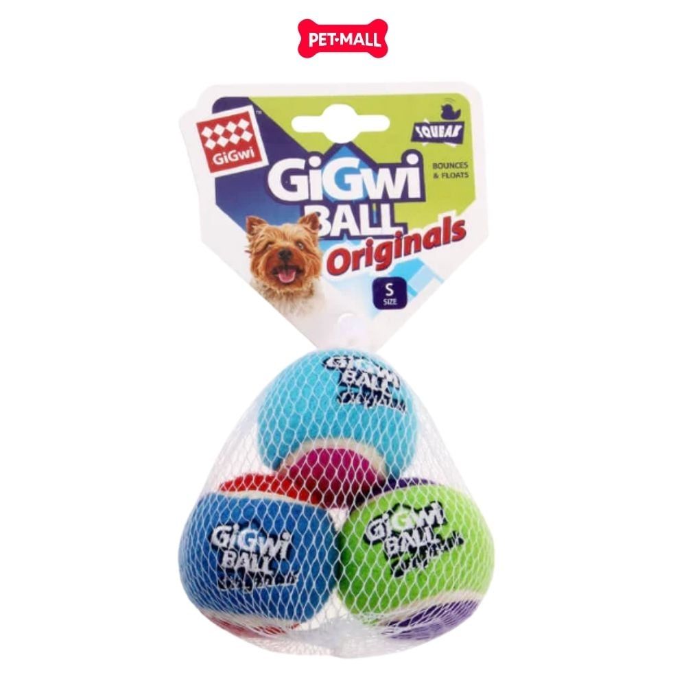 Đồ chơi GiGwi Ball Originals Tennis Ball for dog - size S Petmall
