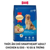 1.5KG - Thức ăn chó SmartHeart Adult Chicken & Egg - vị Gà & Trứng Petmall