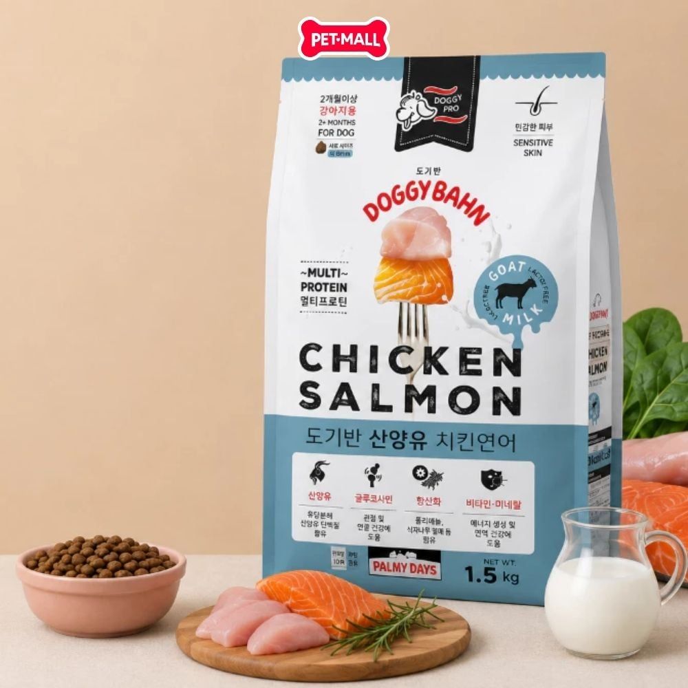 1.5KG - Thức ăn chó PALMY DAYS Chicken Salmon Flavour Petmall