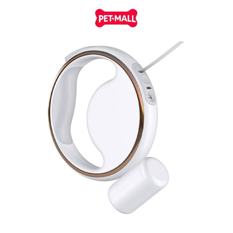 Bộ dây dắt SONICE Pet Leash Led Auto Size 25-30kg - Kèm hộp đựng túi hốt phân, khoá an toàn và đèn LED cho thú cưng Petmall