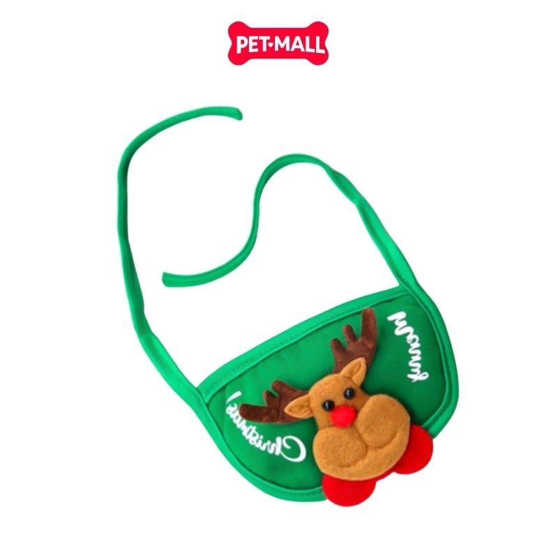 Yếm giáng sinh SONICE Christmas Bibs - Hình tuần lộc Petmall