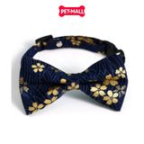 Vòng cổ SONICE Lunar New Year Navy Colour <7kg - Hình nơ xinh xắn Petmall