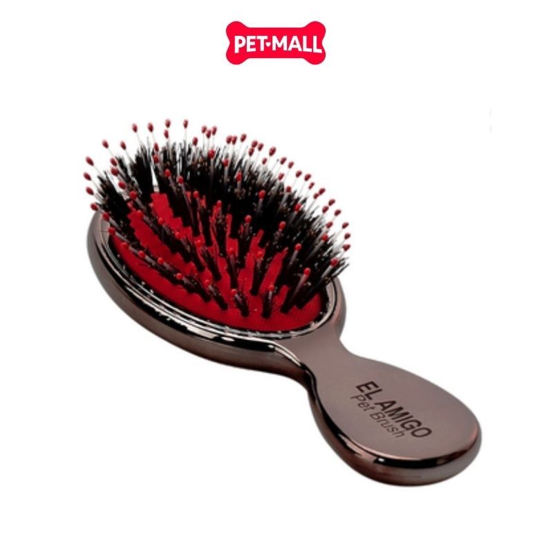 Lược chải lông cao cấp SONICE EL AMIGO Pet Brush Luxury Red Diamond - Hỗ trợ gỡ rối, lấy lông chết cho chó mèo Petmall