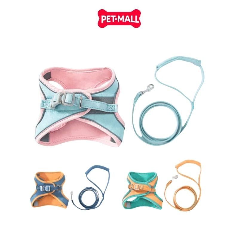Set yếm + dây dắt thú cưng SONICE Pastel Petmall