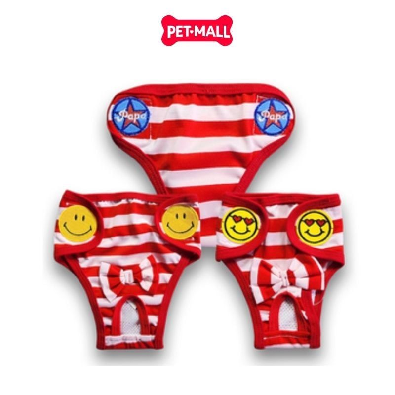 Quần tã chó cái SONICE Pet Male Underwear Rilakkuma - Màu đỏ trắng Petmall