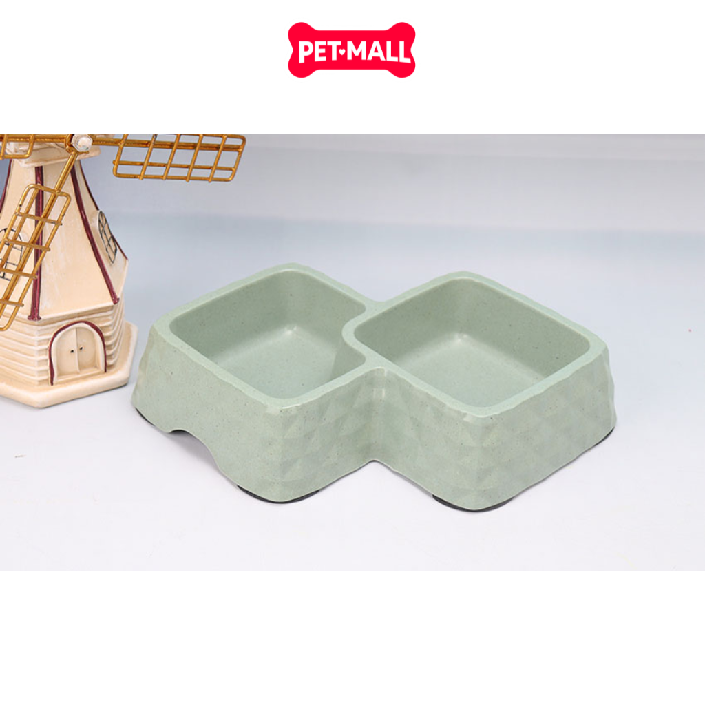 Chén đôi SONICE Lyly cho chó mèo - Size 30 x 19 x 6cm Petmall