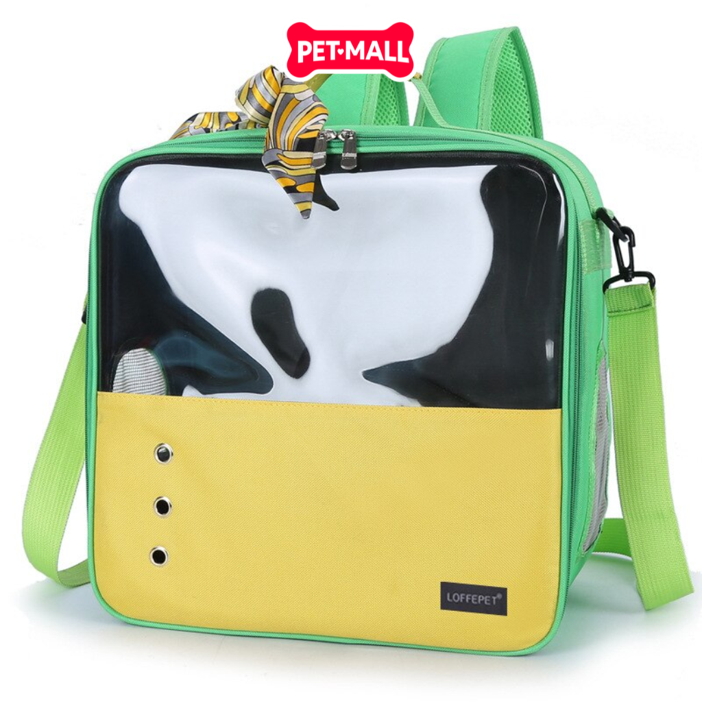 Túi vận chuyển chó mèo SONICE cột khăn Gucci - size 47 x 27 x 27cm Petmall