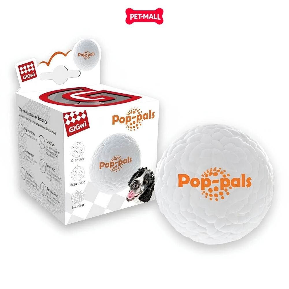 Đồ chơi GiGwi Pop-Pals bóng nảy cao cho chó - Small size Petmall