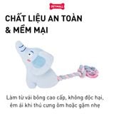 Đồ chơi thú bông Con Voi chút chít GiGwi Elephant with Rope Tail Petmall