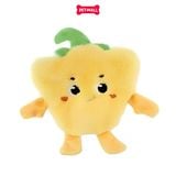 Đồ chơi GiGwi Suppa Puppa BellPepper Squeaker/Crinkle Inside - Gấu Bông ỚT Chuông Vàng Petmall