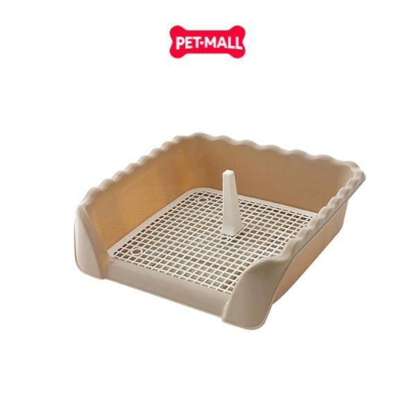 Khay vệ sinh chó SONICE thành cao chống văng Paws Tray size S 38 x 38 x 10 cm Petmall