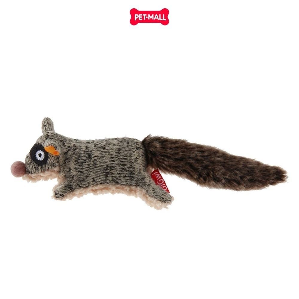 Đồ chơi thú bông có tiếng GiGwi Plush Friendz Raccoon - Hình gấu mèo Petmall