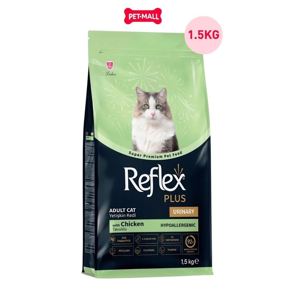 1.5KG - Thức ăn mèo Reflex Plus Urinary Chicken - Hỗ trợ tiết niệu vị gà Petmall
