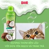 Dầu gội trị ngứa Tropiclean Oatmeal & Tea Tree Medicated Shampoo 335ml - Hương yến mạch và tràm trà Petmall