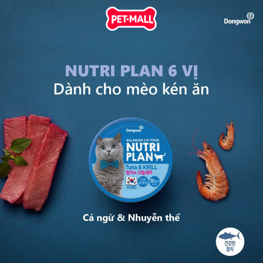 Pate mèo Nutri Plan 160g đến từ Hàn Quốc Chính Hãng Petmall