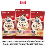 Treats mèo Silver Spoon súp thưởng dạng thanh size Mini từ Nhật Bản