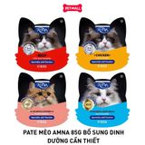 Combo 12 gói - Pate mèo AMNA 85G bổ sung dinh dưỡng cần thiết Petmall