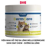 Viên nhai hỗ trợ da lông Wello DermCare Skin Coat Chew - Dưỡng da lông Petmall