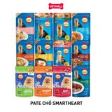 Hộp 12 Gói - Pate gói SmartHeart dành cho chó lớn và chó con - Dạng sốt đủ vị Petmall
