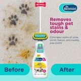 Xịt khử mùi, tẩy vết bẩn Dr.Beckmann Pet Stain & Odour Remover 650ml - Kèm đầu bàn chải chuyên dụng Petmall