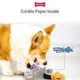 Đồ chơi thú bông có tiếng GiGwi Rock Zoo King Boxer Rabbit size S Petmall