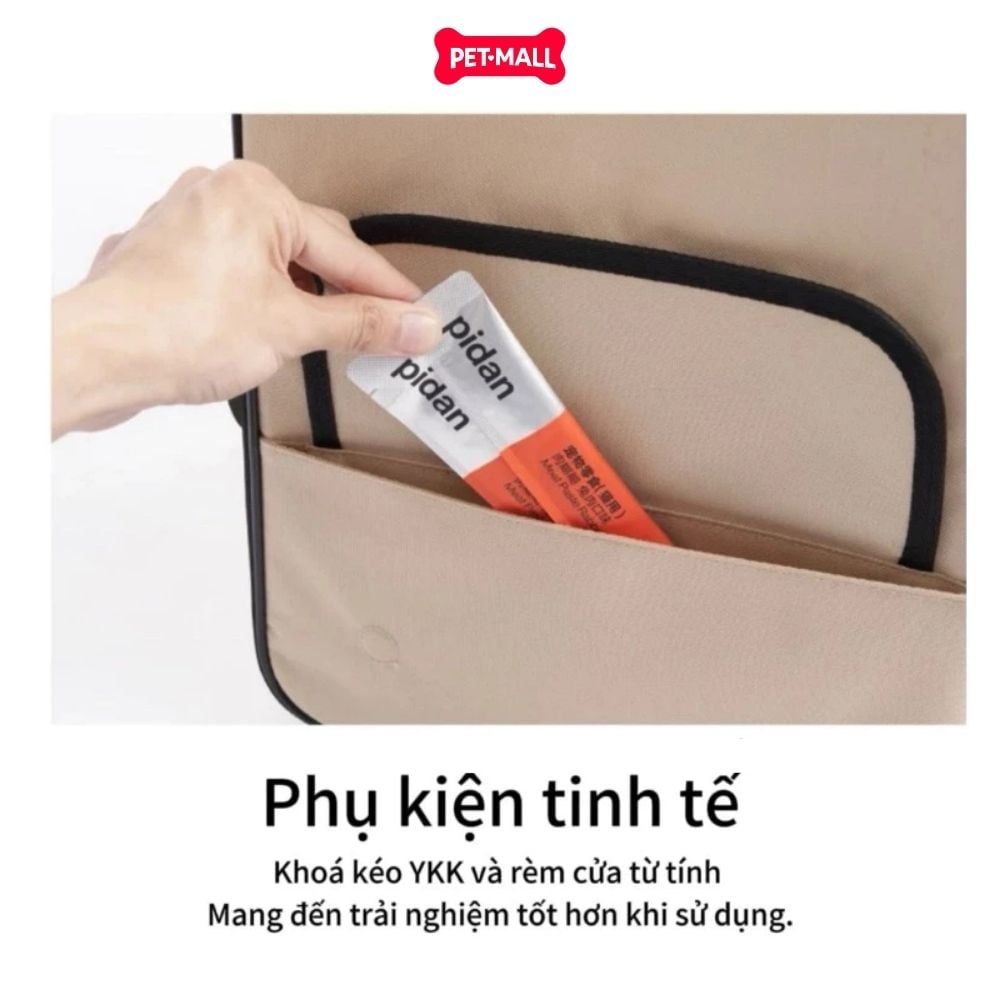 Balo du lịch có thể mở rộng thành nhà cho mèo PIDAN