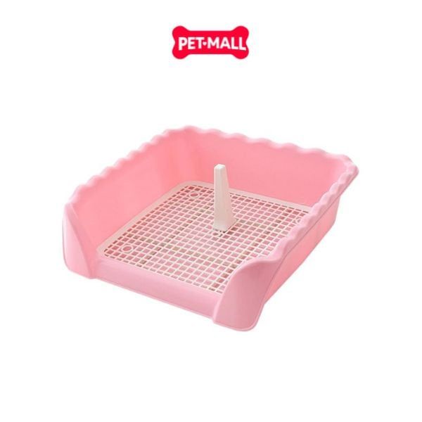 Khay vệ sinh chó SONICE thành cao chống văng Paws Tray size S 38 x 38 x 10 cm Petmall
