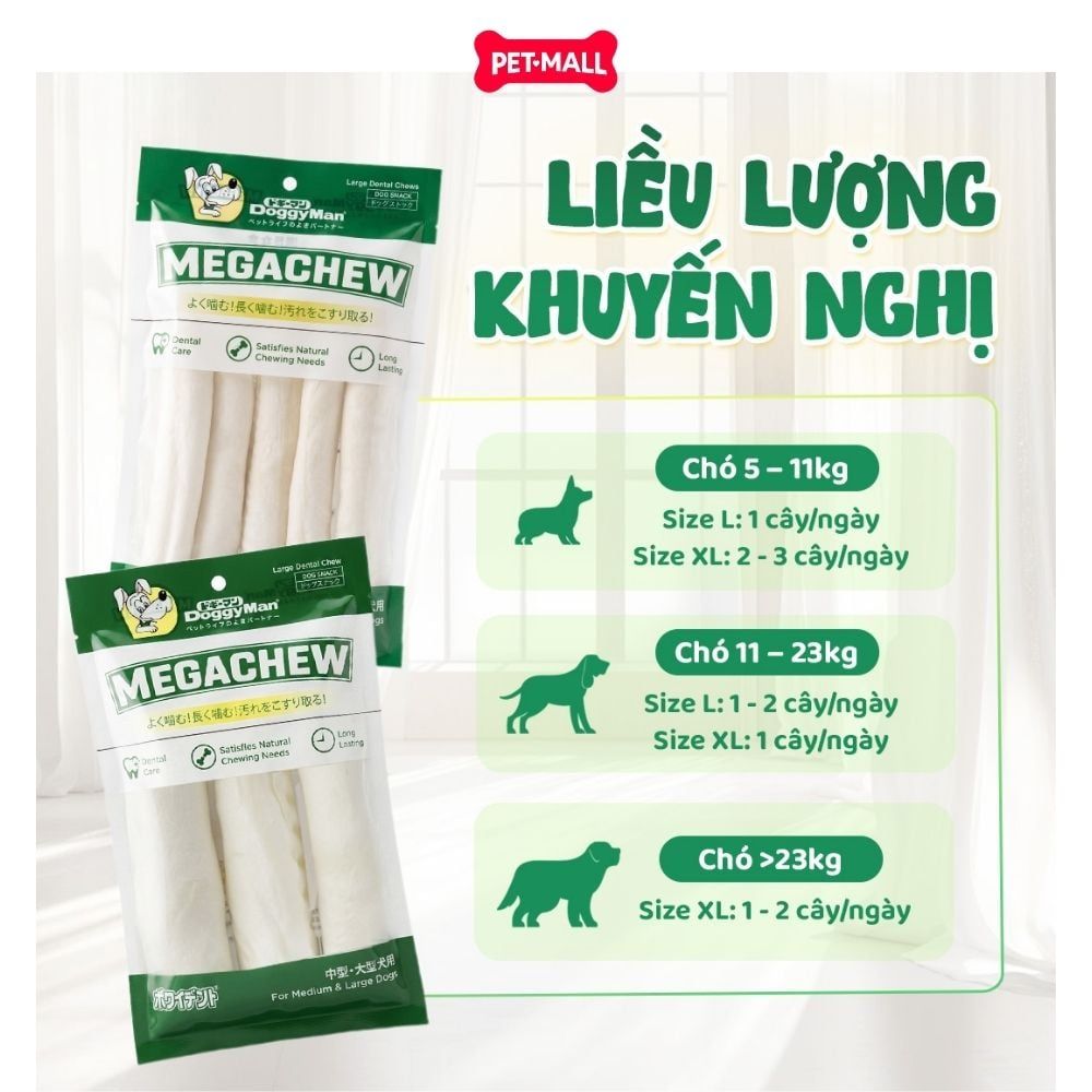 Treats DoggyMan Megachew Da Bò Petmall