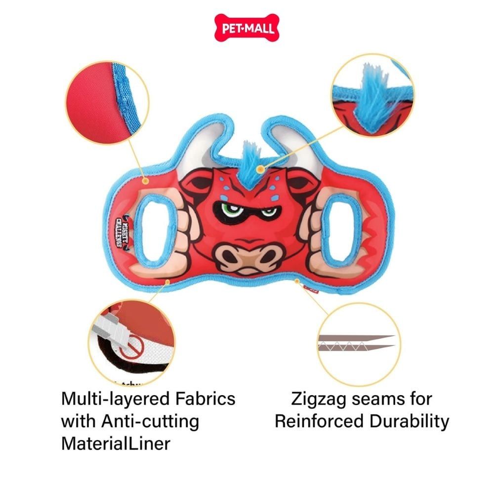 Đồ chơi kéo co GiGwi Mighty Challenge - Trâu Buffalo Petmall