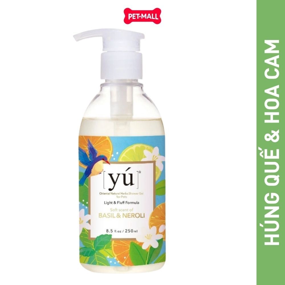 Sữa tắm Yu Light & Fluff Formula cho thú cưng 250ml Petmall