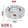 Đệm nằm GiGwi Place 2 mặt vải làm mát vải Oxford & lông PV - SIZE L - 75 X 75 X 24 CM Petmall