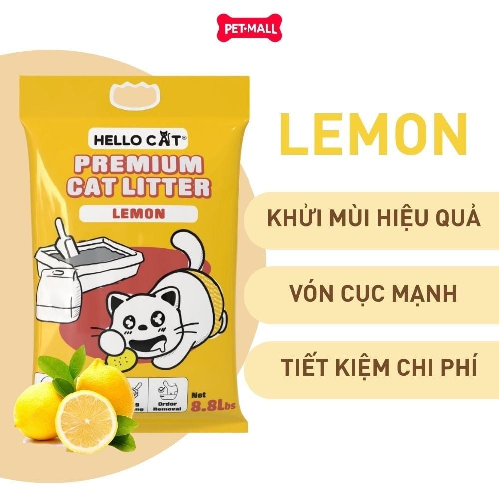 Cát vệ sinh HelloCat Premium Cat Litter 8.8Lbs | 4kg Petmall
