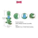 Đồ chơi gấu bông cổ cao su GiGwi Wild Hunter Dinosaur TPR Neck - Hình khủng long Petmall