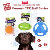 Đồ chơi GiGwi G Foamer TPR Ball - Bóng Cao Su Màu Cam Petmall