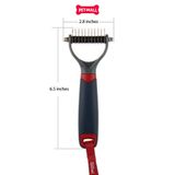 Lược gỡ rối 2 đầu GiGwi Grooming series 17 răng Petmall