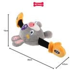 Đồ chơi thú bông có tiếng GiGwi Rock Zoo King Boxer Rabbit size S Petmall