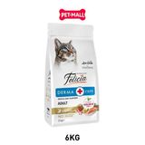 6KG - Thức ăn mèo FELICIA Derma adult cat Salmon - Hỗ trợ da & lông cho mèo vị cá hồi Petmall