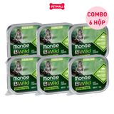 Combo 6 hộp 100g - Pate Monge Bwild Sterilised Cat - Vị heo rừng và rau Petmall