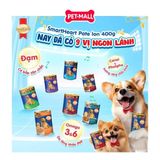 Combo 24 lon - Pate chó SmartHeart lon 400G giàu dinh dưỡng - Mix vị Petmall
