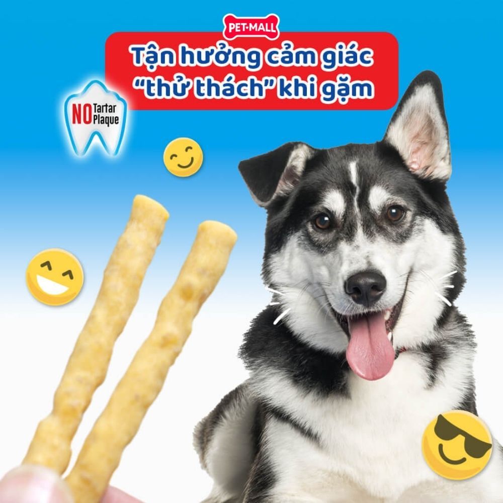Treats Doggyman que dai da bò hương phô mai 120g - Hỗ trợ sạch răng thơm miệng Petmall