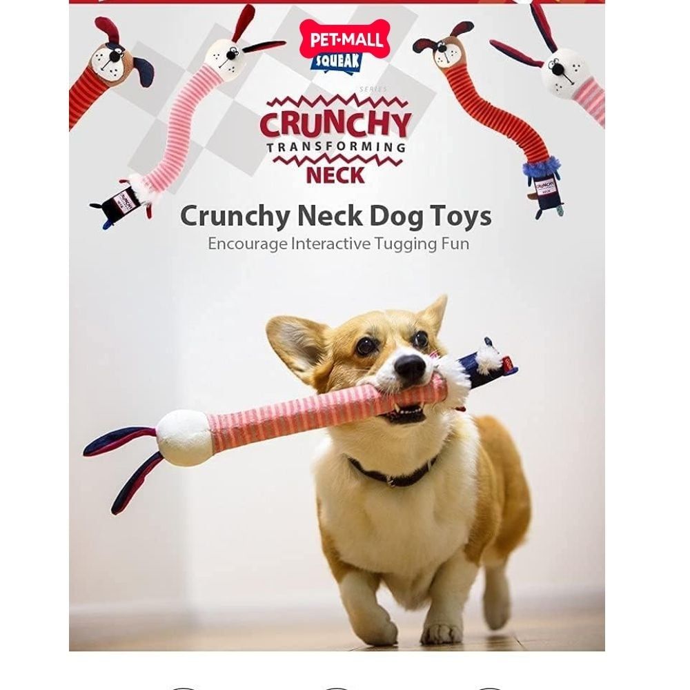 Đồ chơi GiGwi Crunchy Neck Đồ chơi kéo co con thỏ - Size S Petmall