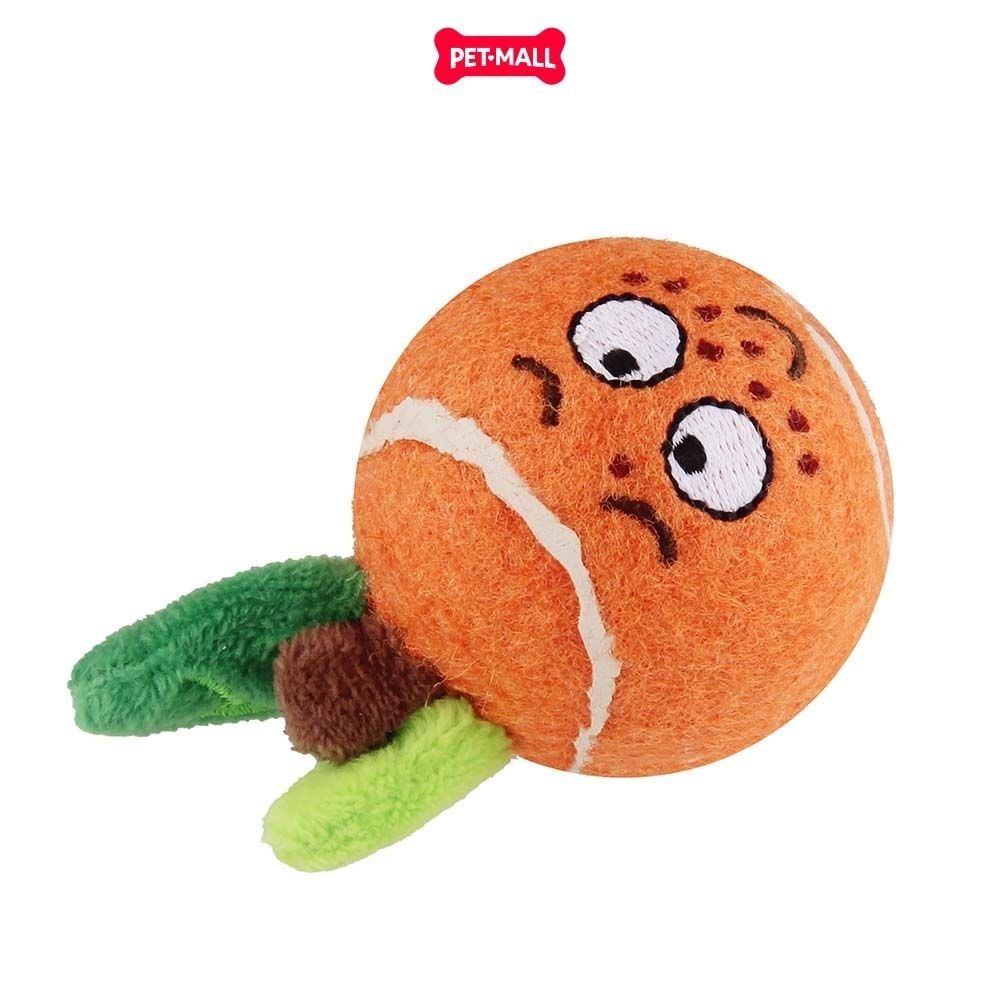 Đồ chơi GiGwi Ball Originals Orange With Squeakers S - Bóng Cho Chó Hình Trái Cam Size S Petmall
