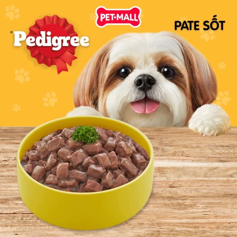 Pate Pedigree Adult Grilled Liver Loaf Flavour with Vegetables - Vị gà nướng và gan, cho chó trưởng thành Petmall