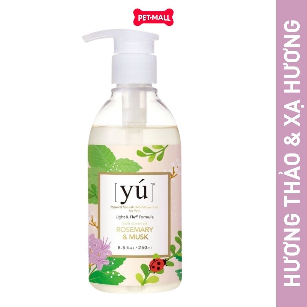 Sữa tắm Yu Light & Fluff Formula cho thú cưng 250ml Petmall