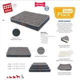 Đệm Nằm GiGwi Place GraySoft Flat Mat - Màu xám size M Petmall