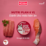 COMBO 6 LON 160G - Pate mèo Nutri Plan Korea nhiều vị Chính Hãng Petmall