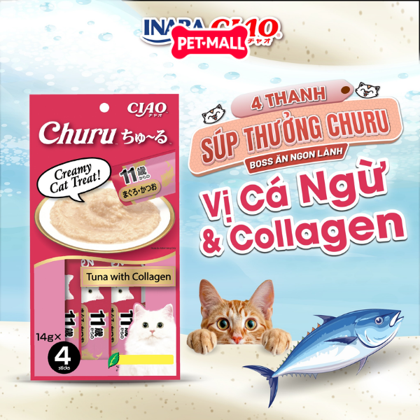 Treats mèo Ciao Churu 56g súp thưởng giàu dinh dưỡng Petmall
