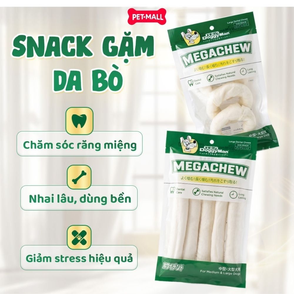 Treats DoggyMan Megachew Da Bò Petmall