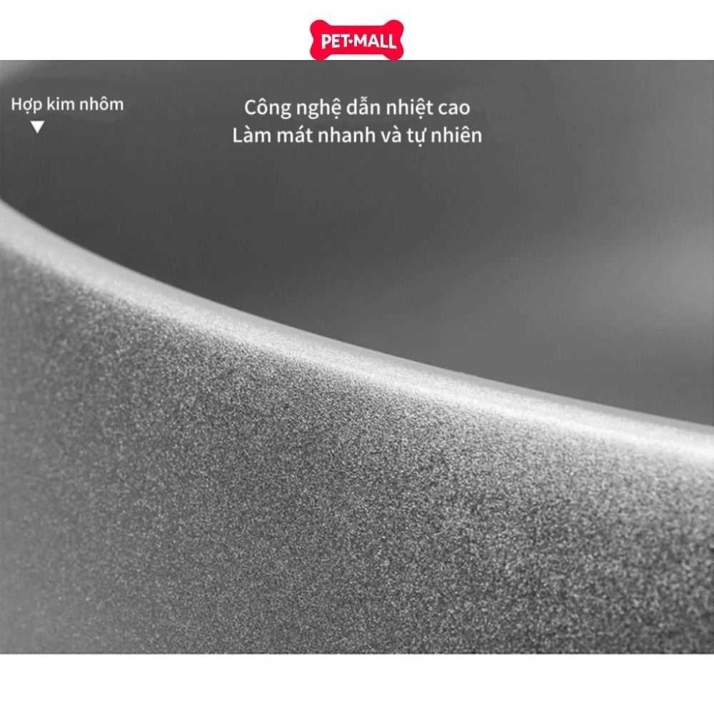 Ổ cho mèo nằm bằng nhôm PIDAN size 42 x 42 x 10 cm Petmall